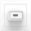 USAMS CC326 T69 ładowarka ścienna USB-A, 10,5 W, 2,1 A, biała