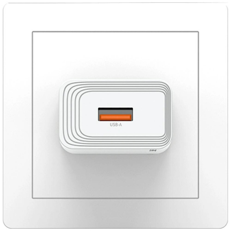 USAMS CC326 T69 ładowarka ścienna USB-A, 10,5 W, 2,1 A, biała