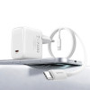 USAMS CC339 T76 ładowarka ścienna GaN USB-C 45W z kablem USB-C do USB-C SJ711 (1 m), biała