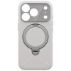 UNIQ Elix Case for Apple iPhone 18 Pro / 17 Pro, 360 Rotating Kickstand, jasnoszary