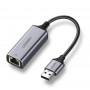Ugreen MC209 adapter USB 3.0 Gigabit Ethernet, szary