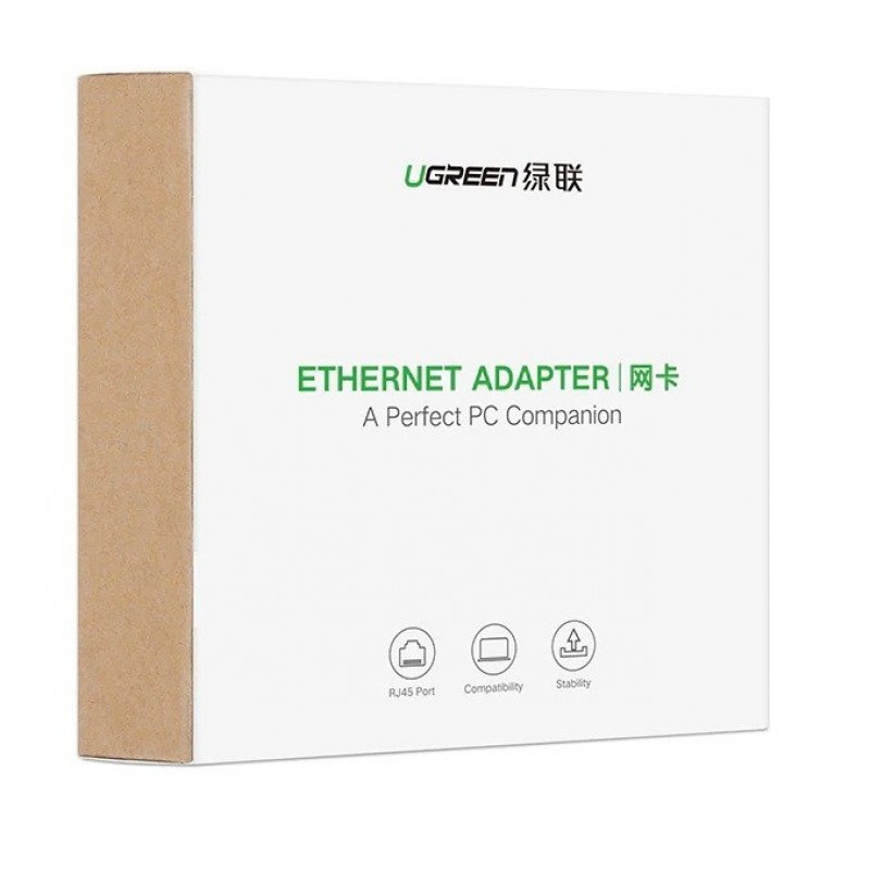 Ugreen MC209 adapter USB 3.0 Gigabit Ethernet, szary