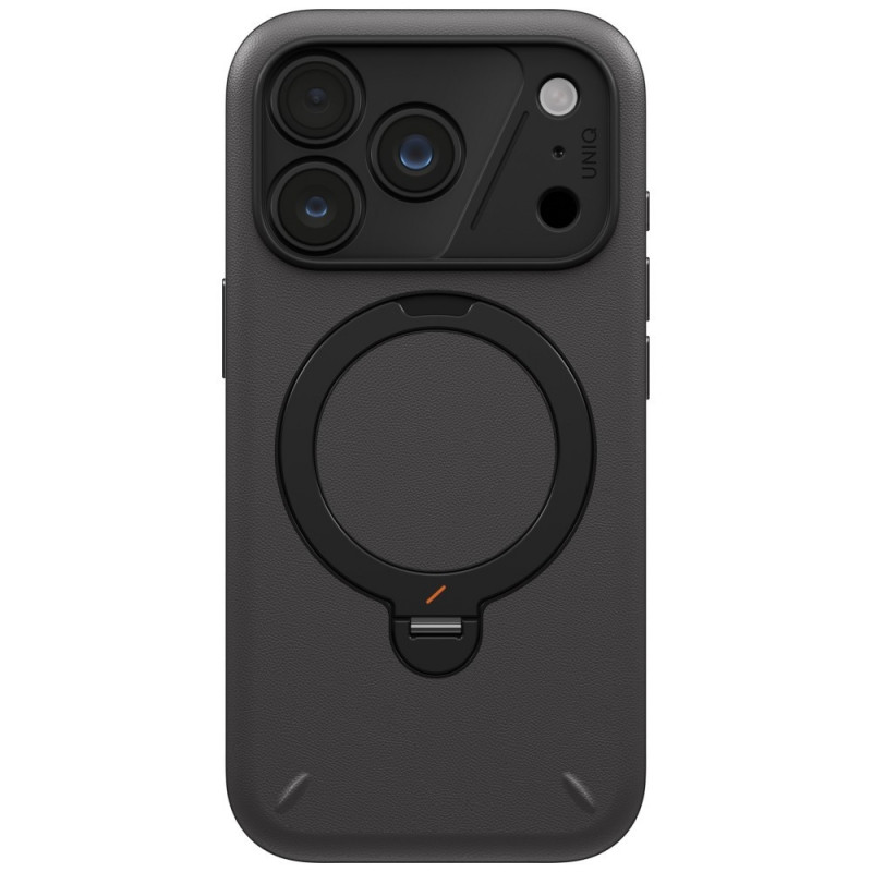 Etui UNIQ Elix dla Apple iPhone 18 Pro / 17 Pro, obrotowa podstawka 360, szary