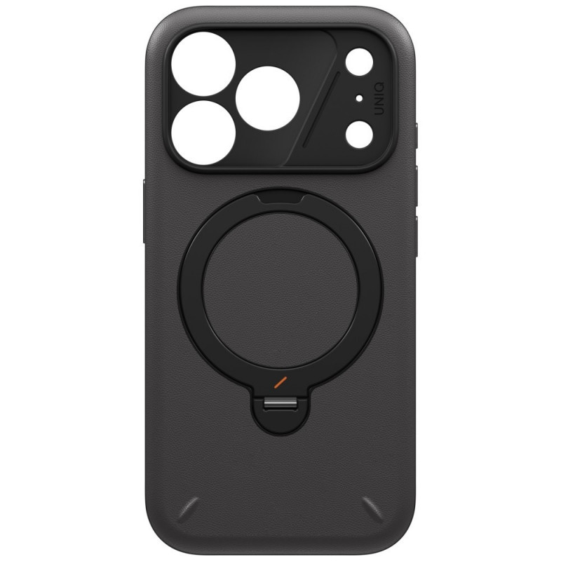 Etui UNIQ Elix dla Apple iPhone 18 Pro / 17 Pro, obrotowa podstawka 360, szary