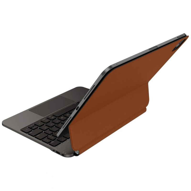 UNIQ Venno Pro Magnetic Smart etui z klawiaturą do Apple iPad Air 11 2024/2025, iPad Air 10.9 2022/2020, iPad Pro 11 2022/2021, kolor caramel