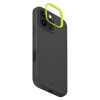 Etui UNIQ Lino Hue do Apple iPhone 16 Pro, ładowanie Magclick, szary węgiel