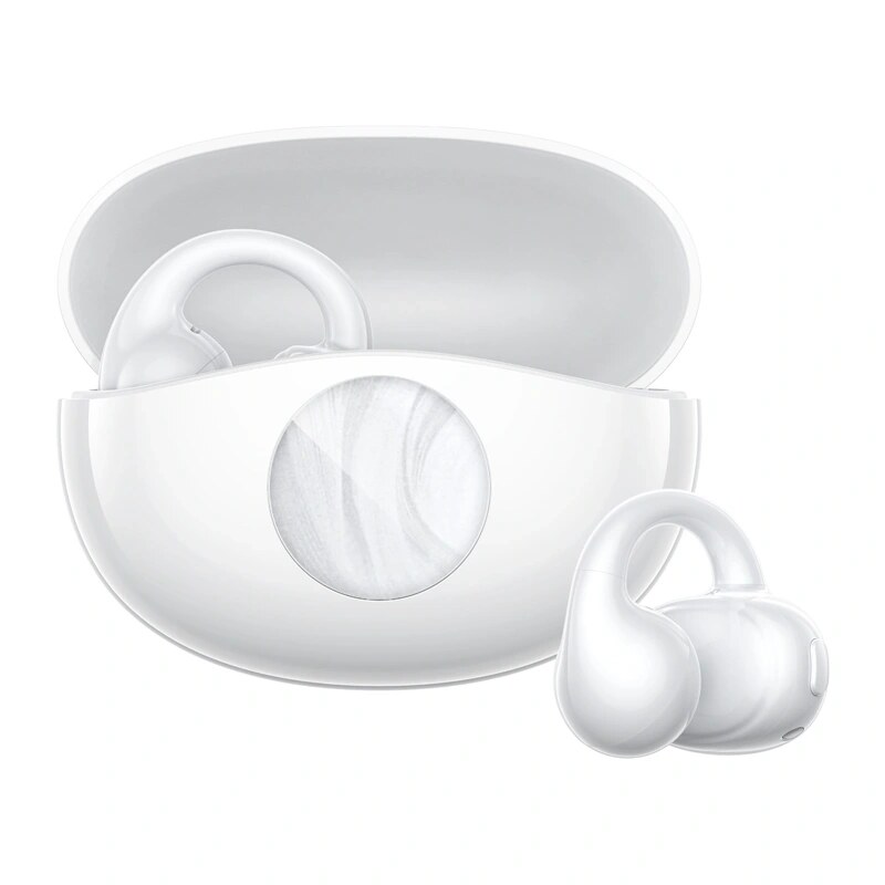 QCY Crossky C50i bezprzewodowe słuchawki dokanałowe open-ear, Bluetooth 6.0, białe