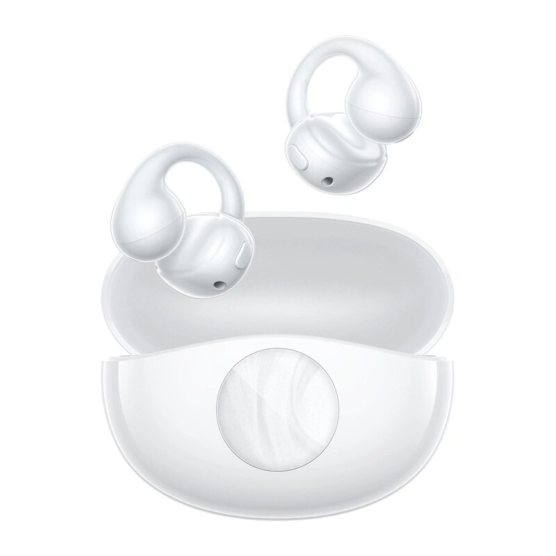 QCY Crossky C50i bezprzewodowe słuchawki dokanałowe open-ear, Bluetooth 6.0, białe