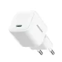Joyroom TCG08 (JR-TCG08) ładowarka podróżna GaN, USB-C, 20W, PD 3.0, QC 3.0, biała