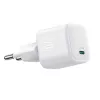 Joyroom TCG08 (JR-TCG08) ładowarka podróżna GaN, USB-C, 20W, PD 3.0, QC 3.0, biała