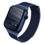 Pasek UNIQ Dante ze stali nierdzewnej do Apple Watch 4/5/6/7/SE 40/41 mm, Marine Blue