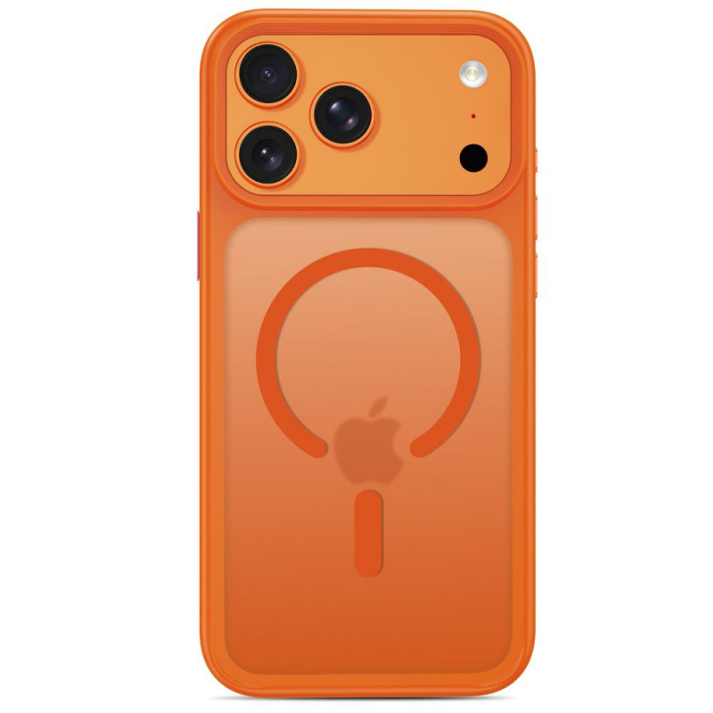 Tech-Protect Magmat MagSafe CC etui do Apple iPhone 17 Pro / 18 Pro, matowe Cosmic Orange