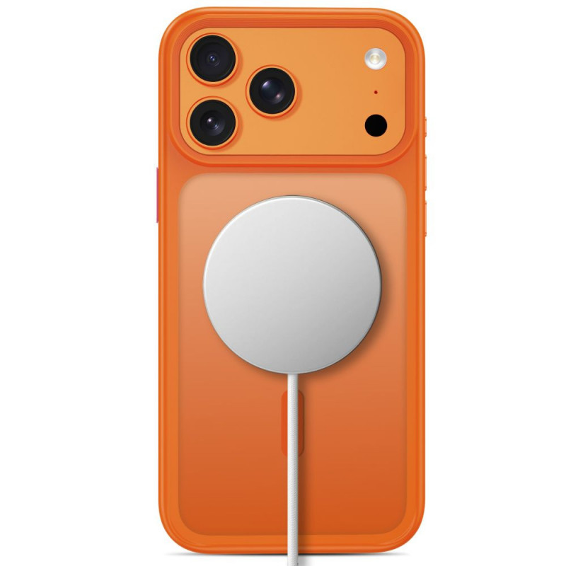 Tech-Protect Magmat MagSafe CC etui do Apple iPhone 17 Pro / 18 Pro, matowe Cosmic Orange