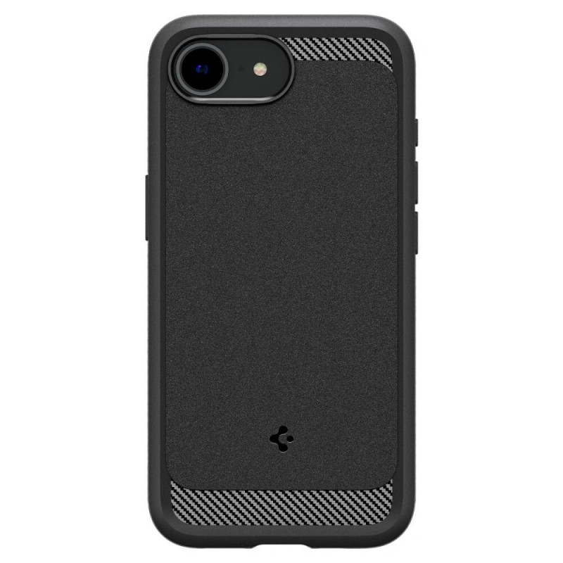 Spigen Rugged Armor Mag MagSafe etui na Apple iPhone 17e / 16e, matowy czarny