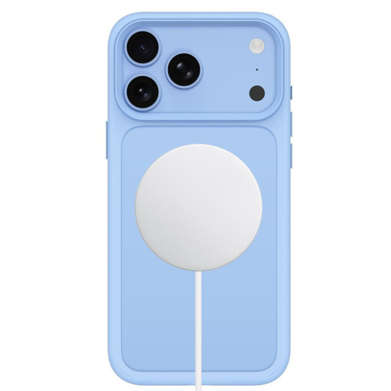 Etui Tech-Protect Magmat MagSafe CC do Apple iPhone 17 Pro / 18 Pro, matowe jasnoniebieskie