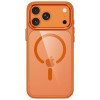 Etui Tech-Protect Magmat MagSafe CC do Apple iPhone 17 Pro / 18 Pro, Cosmic Orange / przezroczyste