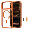 Tech-Protect Magmat MagSafe CC etui na Apple iPhone 17 Pro Max / 18 Pro Max, Cosmic Orange / przezroczysty