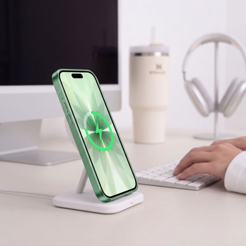 Etui MagSafe Tech-Protect MagFlex do Apple iPhone 17, Matte Sage