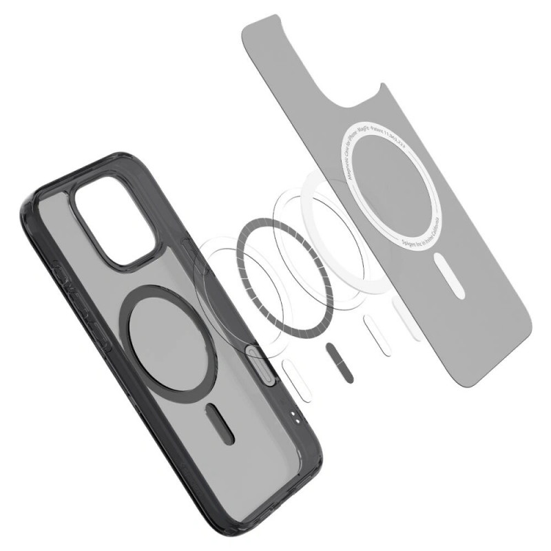 Etui Spigen Ultra Hybrid T Mag MagSafe do Apple iPhone 16 Pro, Frost Black