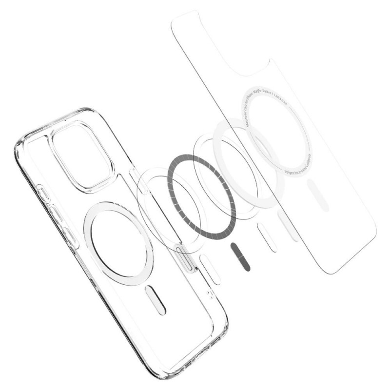 Etui Spigen Ultra Hybrid T Mag MagSafe do Apple iPhone 16 Pro, biały