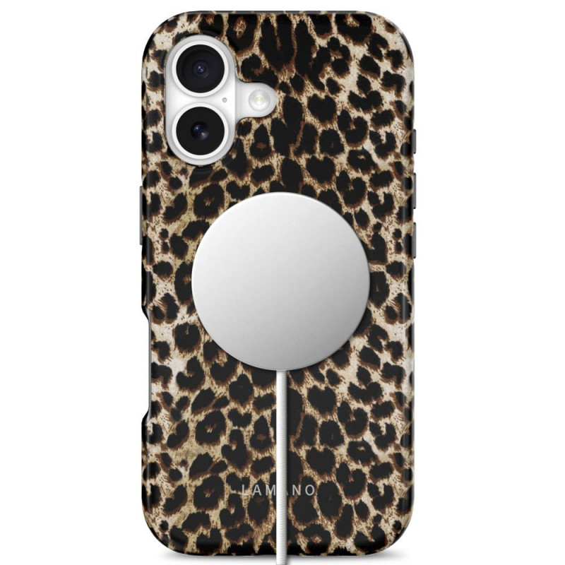 Etui Tech-Protect Lamano MagSafe do Apple iPhone 17, Exotic Touch, brązowo-beżowe
