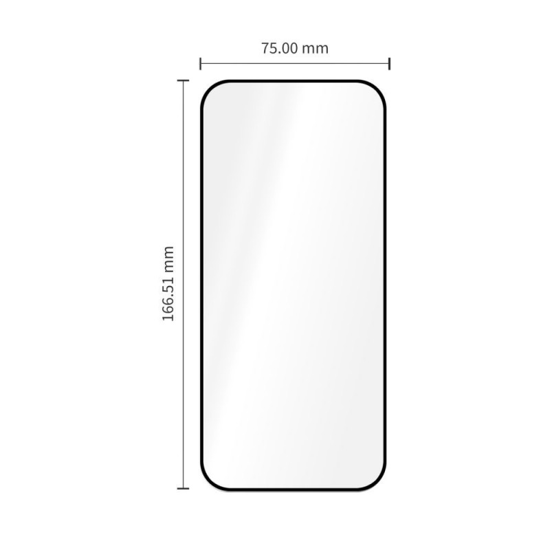 Tech-Protect Glass Fit+ szkło hartowane do Xiaomi Redmi 17 4G / 5G, czarny (2 szt.) (THP5701)