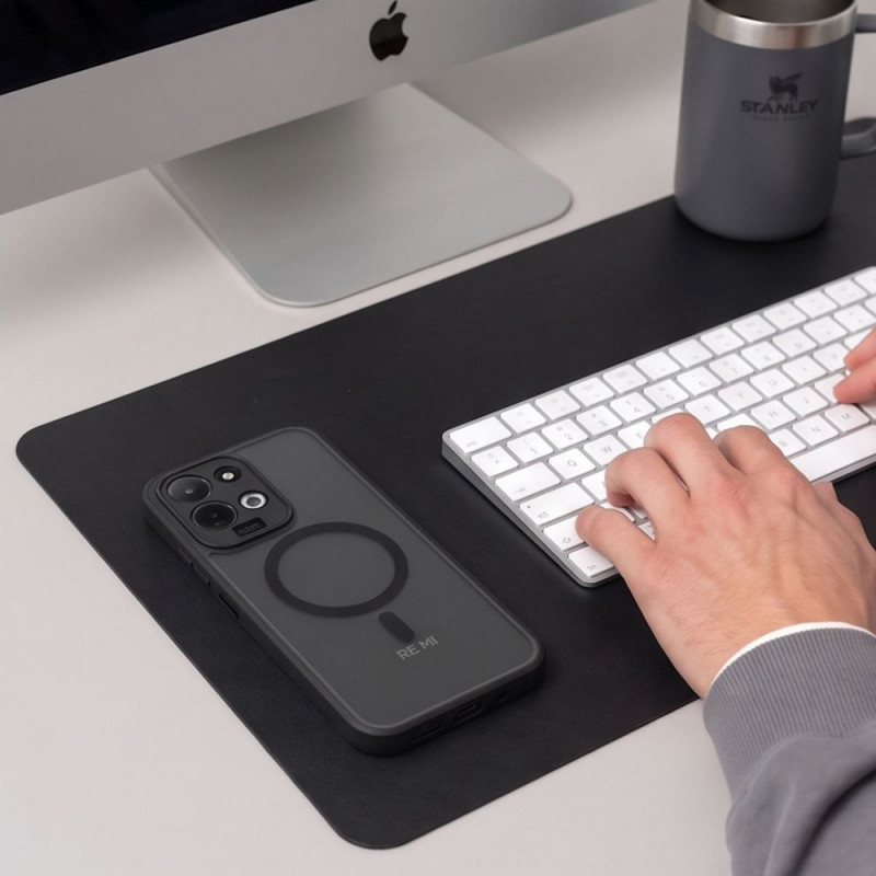 Etui Tech-Protect Magmat MagSafe do Xiaomi Redmi 17 4G / 5G, Matte Black