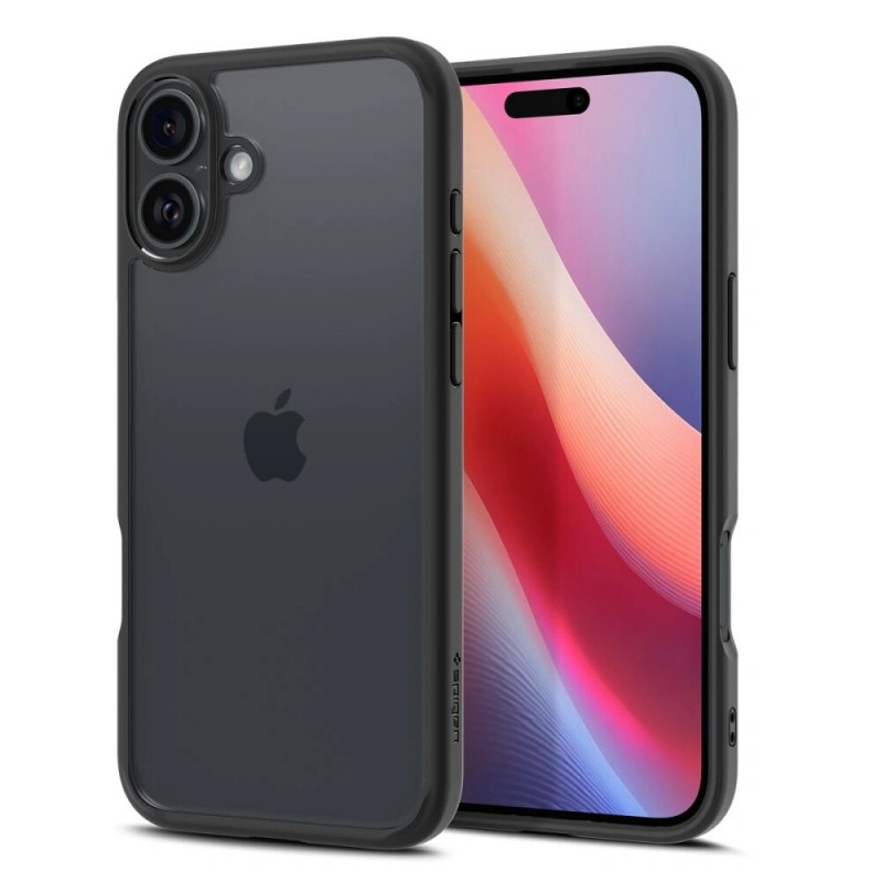 Etui Spigen Ultra Hybrid do Apple iPhone 16, Matte Black