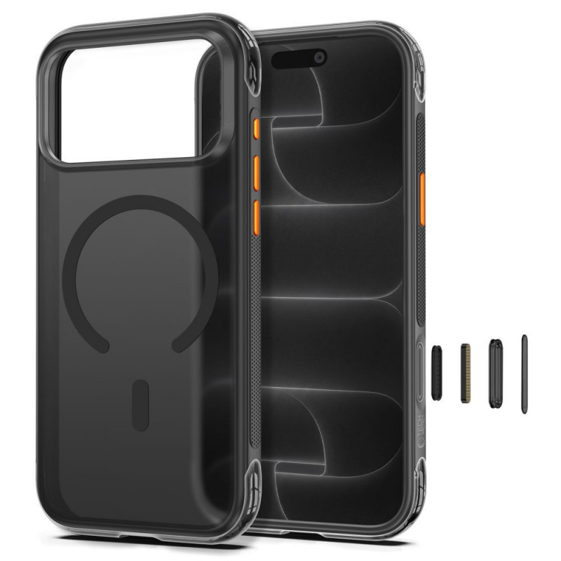 Etui Tech-Protect MagAir MagSafe CC do Apple iPhone 17 Pro Max / 18 Pro Max, Matte Black