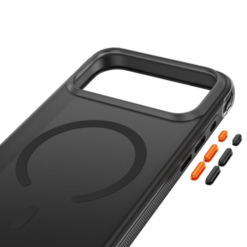 Etui Tech-Protect MagAir MagSafe CC do Apple iPhone 17 Pro Max / 18 Pro Max, Matte Black