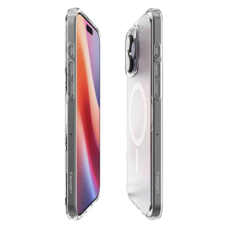 Etui Spigen Ultra Hybrid Mag MagSafe dla Apple iPhone 16 Pro, Frost Clear
