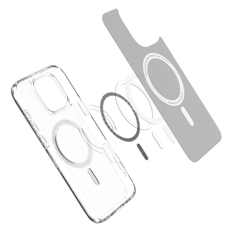 Etui Spigen Ultra Hybrid Mag MagSafe dla Apple iPhone 16 Pro, Frost Clear