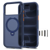 Etui Tech-Protect MagAir Stand MagSafe CC do Apple iPhone 17 Pro / 18 Pro, matowe głęboki błękit
