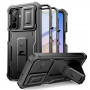 Tech-Protect Kevlar Cam+ 2-Set etui wzmocnione do Samsung Galaxy A17 / A18 4G / 5G, czarny
