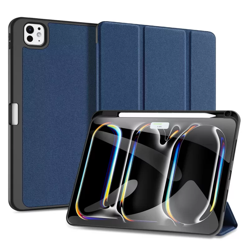Dux Ducis Domo Case z klapką i Smart Sleep dla Xiaomi Pad 6 / 6 Pro, niebieski