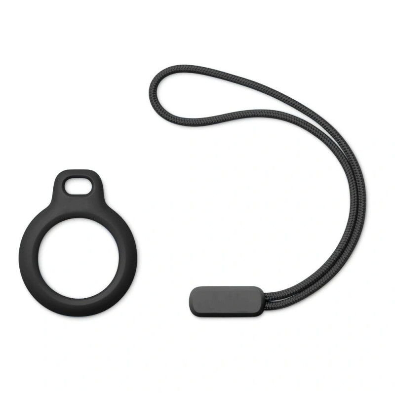Tech-Protect Rough Chain etui na brelok do kluczy dla Apple AirTag, czarny (2 szt.)