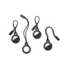 Tech-Protect Rough Chain etui na brelok do kluczy dla Apple AirTag, czarny (2 szt.)
