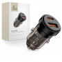 Tech-Protect CC03 ładowarka samochodowa 2-portowa USB-A / USB-C, PD 30W / QC 3.0, czarna