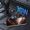 Tech-Protect CC03 ładowarka samochodowa 2-portowa USB-A / USB-C, PD 30W / QC 3.0, czarna