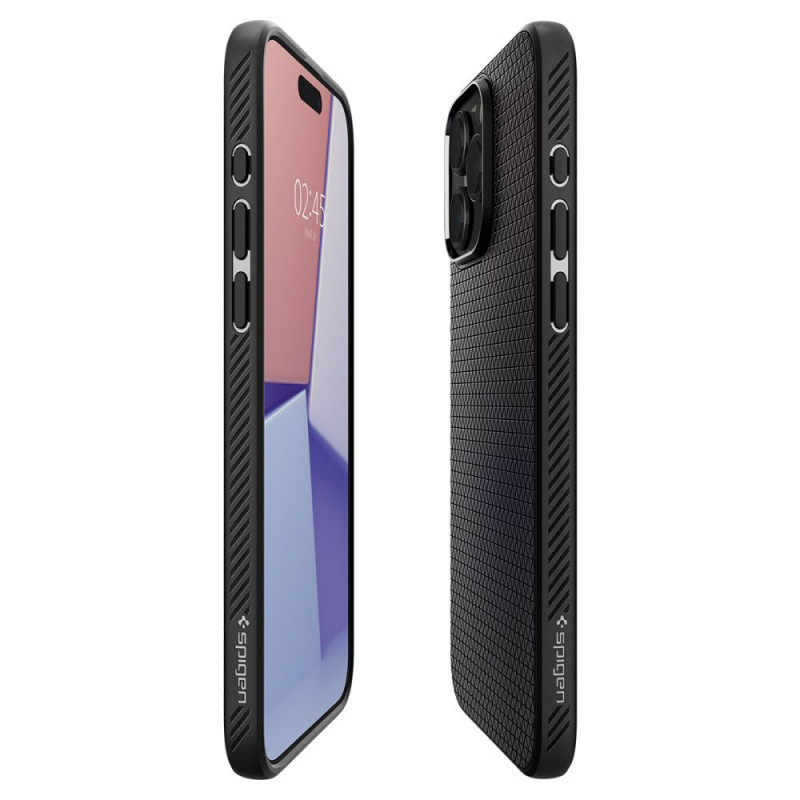 Etui Spigen Liquid Air do Apple iPhone 15 Pro, Matte Black
