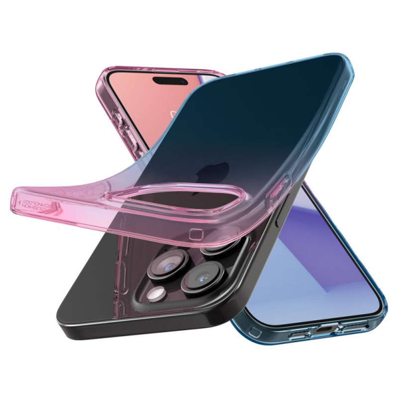 Etui Spigen Liquid Crystal do Apple iPhone 15 Pro, Gradation Pink