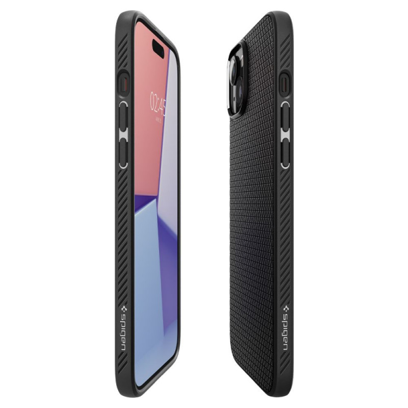 Etui Spigen Liquid Air do Apple iPhone 15 Plus / 14 Plus, Matte Black