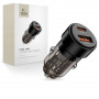 Tech-Protect CC03 ładowarka samochodowa 2-portowa USB-A / USB-C, PD 75W, czarna