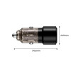 Tech-Protect CC03 ładowarka samochodowa 2-portowa USB-A / USB-C, PD 75W, czarna
