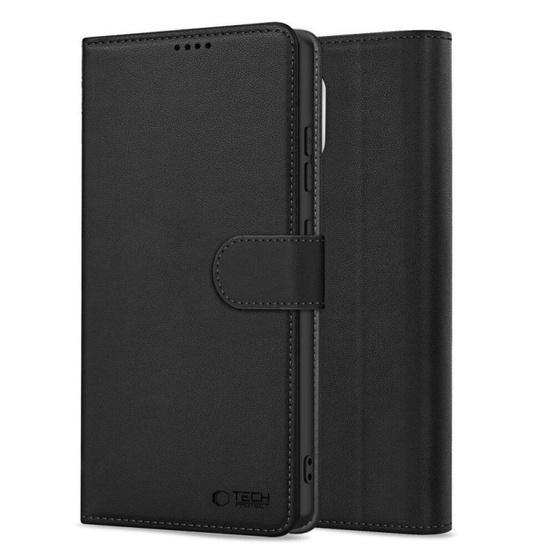 Etui portfel Tech-Protect do Samsung Galaxy A36 5G, Matte Black (THP3840)
