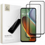 Tech-Protect Glass Fit+ szkło hartowane do Motorola Moto G15 / G15 Power / G05 / E15, czarny (2 szt.)