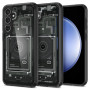 Etui Spigen Ultra Hybrid do Samsung Galaxy S23 FE, Zero One, ciemnoszary