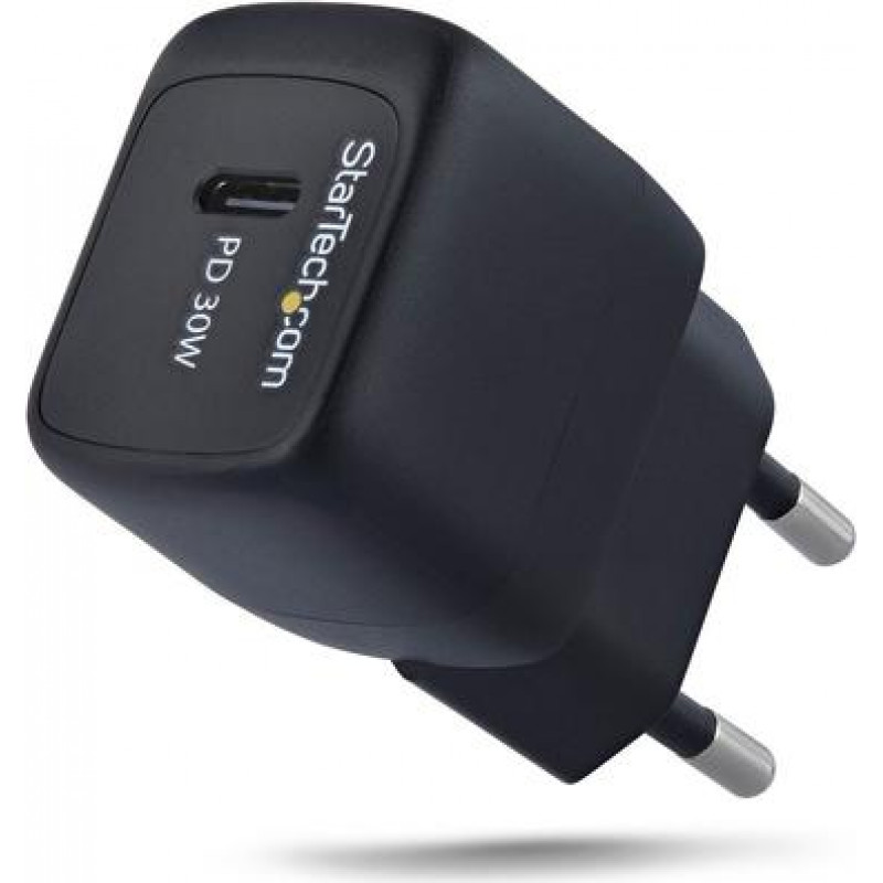 StarTech.com 30 W ładowarka ścienna GaN USB-C z Power Delivery, PD/PPS (103EB-WALL-CHARGER)
