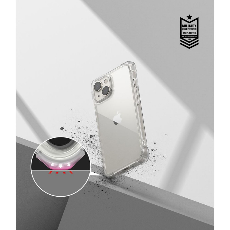 Etui Ringke Fusion Bumper dla Apple iPhone 14 Plus / 15 Plus, przezroczyste