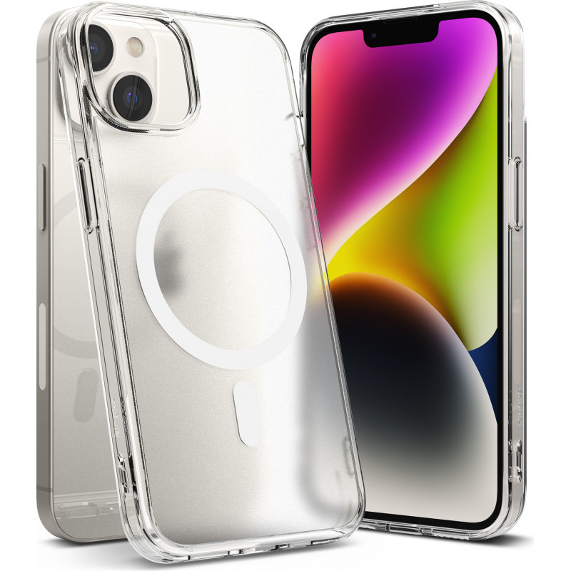 Ringke Fusion Magnetic (RGK1679) etui MagSafe do Apple iPhone 14 Plus / 15 Plus, matowe przezroczyste